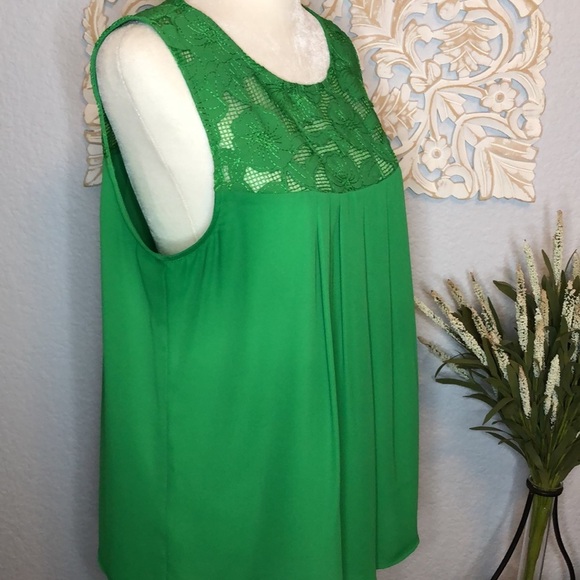Green Baby Doll Top Large - Picture 6 of 12
